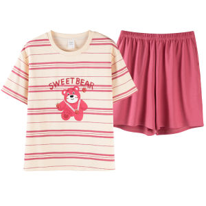 Bộ đồ ngủ MiiOW vải cotton có đệm ngực thoáng khí dễ thương