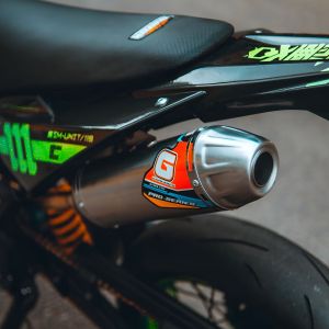 Knalpot GORDONS Pro Series Semi Bending KLX 140 KLX 150 CRF 150L WR 155 DTRACKER 150