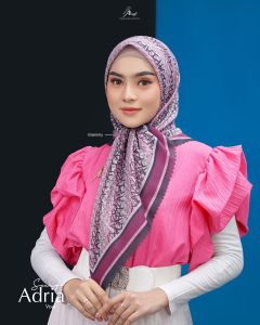 kerudung Hijab segi empat motif terbaru voal premium by arrafi adria scarft