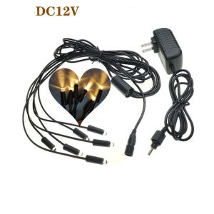 12V LED 6-Way Color And Warm White Underwater DIY Light for Aquarium Tabletop Fountain Pond with Adapter EU/US/AU/UK Compatible
