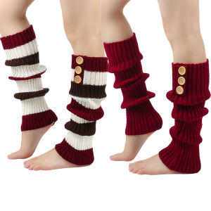Womens Leg Warmers Winter Warm Long Boot Sock Slouch Knee High for Christmas PartyFoot Cover Stockings Streetwear Foot