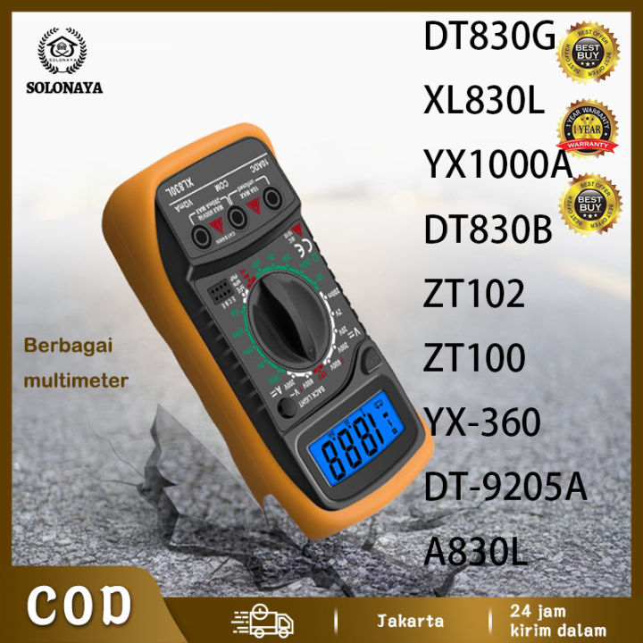 Multimeter Digital Paket Lengkap Murah Multitester Digital,avo meter