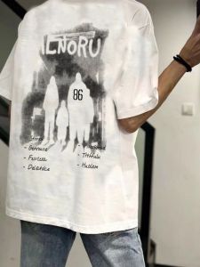 Trendy Streetwear Loose Fit Cotton Short Sleeve Mens T-Shirt Summer New Style Oversized Half Sleeve Extra Large Size 300 Pounds