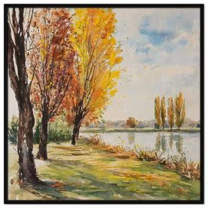 Tranh phong cảnh mùa thu màu nước. Tranh treo tườngdán tườngsơn dầucanvastrang trí.CGI-1730