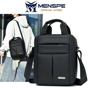 MENSPE Men Bag Fashion Shoulder Bag Waterproof Large Capacity Business Bag Briefcase Multi-Functional Casual Cross Body Bag Street Handbag