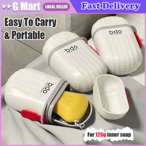 ⭐️【Local Warehouse】Soap Dish Travel Case Holder Container 1 Pcs Portable Travel Soap Box Dish Organizer for Bathroom Home Outdoor Camping