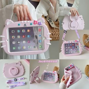 Cho Honor Pad X7 8.7 inch 2025 máy tính bảng đáng yêu cho trẻ em trường hợp 360 ° xoay Ốp hình hoạt hình ngộ nghĩnh tay cầm chống sốc đứng trường hợp bìa