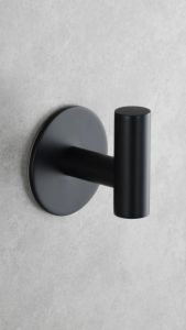 1PCS Adhesive Wall Hook Stainless Steel Robe Sticker Hooks Towel Coat Key Pants Hangers Bathroom Kitchen Storage Accessories