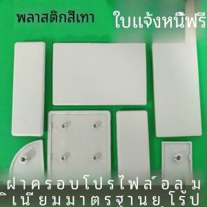 Silver Gray Cover Profile End Cover Cover Profile Plastic Plug 16202030304040505060608090