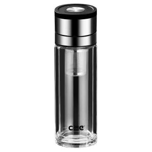 CILLE | Car Glass Cup for Making Tea Double Layer High Borosilicate Heat Resistant