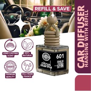 Aroma Bella Aromique Signature Eco-Hanging Diffuser Ultimate Car Diffuser Home Natural Air Freshener