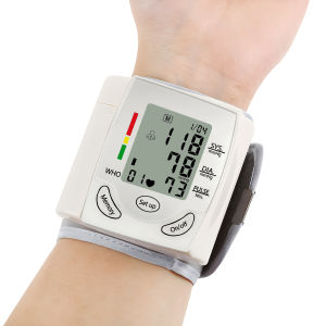 Medical Wrist Blood Pressure Monitor LED Digital Tonometer Tensiometer Automatic Sphygmomanometer Heart Rate Pulse Meter