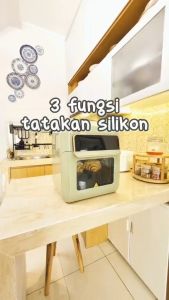 Tatakan Panci Piring Mangkok Silicone Tahan Panas / Tatakan Piring Gelas Teko Bulat Silikon Anti Slip Licin