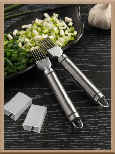 สแตนเลสสตีลเครื่องตัดหัวหอมเครื่องมือห้องครัว Essential หัวหอม Chopper เครื่องตัดเครื่องขูดเครื่องมือสําหรับตัดหัวหอมดอกไม้และ Scratching
