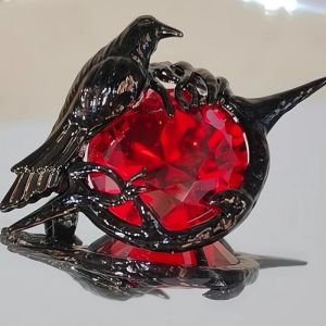Love and Deepspace Sylus Relentless Conqueror Enchanting Veil Crow Brooch Inspired Enamel Pin Surprise Gifts for Girls