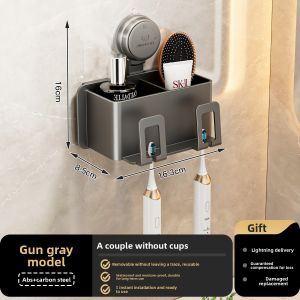 MOSHANG | Wall-mounted No-drilling Toothbrush Holder