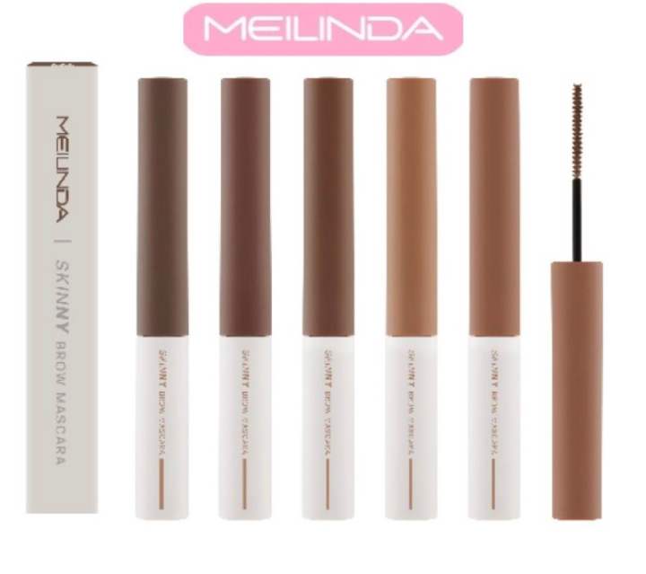 เมย์ลินดามาสคาร่าคิ้ว MEILINDA Skinny Brow Mascara มาสคาร่าปัดคิ้ว ...