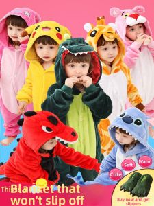 Long Sleeve Cartoon Cute Childrens Pajamas for Parent-Child Set