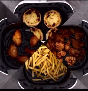 Kashiwa หม้อทอดไร้น้ำมัน รุ่น KW-811  ขนาด 4 ลิตร  เครื่องทอด Air Fryer