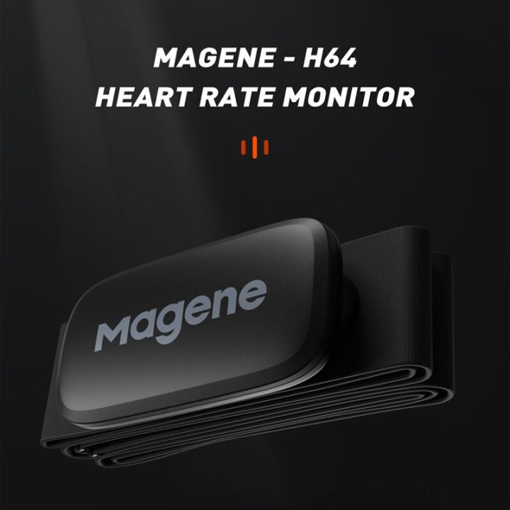 Magene H64 Heart Rate Monitor Dual Mode Sensor Mover ANT Bluetooth ...