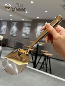 PINSHANGZUO | Heavy Duty 316 Stainless Steel Serving Spoon