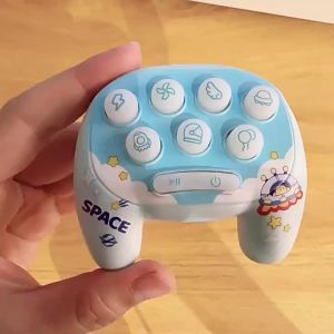 Handheld handheld game console cartoon handle whack-a-mole electronic luminous toy small pendant keychain