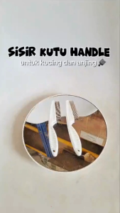 Sisir kutu handle kucing anjing