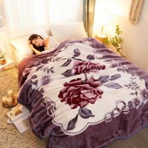 หนาขึ้น ปะการังสองชั้น ผ้าขนแกะ ผ้าห่มเดี่ยวคู่ขนาด นักเรียน ผ้าคลุมเตียงฉลองงานแต่งงาน ทันสมัย เรียบง่าย เครื่องนอนสไตล์