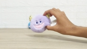 Gantungan Kunci Bulu Lucu Little Stitch Keychain