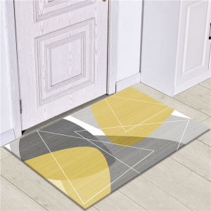 VIKAMA Bathroom Anti-Slip Rug Crystal Velvet Carpet Entrance And Foyers Floor MATS Bedroom Door MATS Floor Mats Home Decor