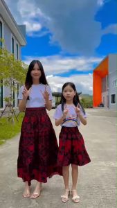 🪻🌼กระโปรงเด็ก มารุ ลายช้าง สำหรับเด็ก For kids 👧💖🐘💃 งานไทย