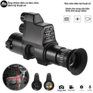 Camera Quan Sát Ban Đêm Kỹ Thuật Số 1080P Hồng Ngoại Đơn Thị Kính Nhiều Chế Độ Hình Ảnh Và Chức Năng Ngắm Bắn Dùng Cho Săn Bắn Tầm Nhìn Ban Đêm