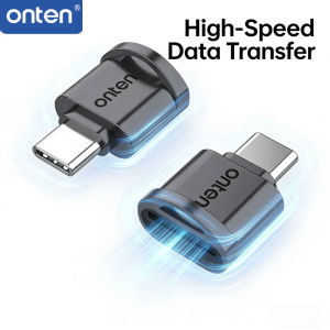 ONTEN OTG Card Reader Lightning Type C Micro SD TF Adapter High Speed Memory Card Reader Compatible with iPhone Android