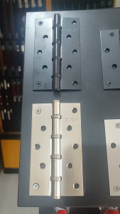 Engsel Pintu Black Match 3" / 4" / 5 " inch Engsel Besi Pintu Jendela Engsel Rumah Silver Murah Gratis Skrup