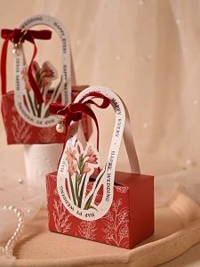 (10pcs) FOLDABLE THEME Florist Bouquet Packaging Door Gift Surprise Birthday Box Kotak Bunga Hadiah Hantaran Perkhawinan