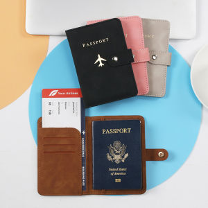 Travel Passport Holder Organizer Credit Card Wallet for Men/Women Essential Travel Accessories Storage Case