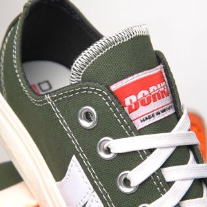 Dorks Classic Low Army - Sepatu Sneakers Casual Pria Wanita Sepatu Sekolah Dorks