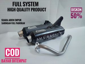 knalpot Standar Racing Bass Adem beat street beat karbu beat deluxe beat pop Scoopy Vario 125 Vario 150