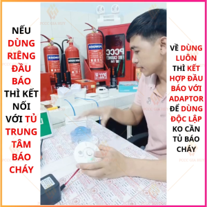 Đầu Báo Khí Gas HORING AH-0822 Kết Hợp Adaptor 24V Hoạt động Độc Lập - Giải pháp an toàn tối ưu cho người sử dụng gas