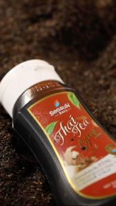 ไซรัปหญ้าหวาน สูตร KETO กลิ่นชาไทย ตราสีสรร ขนาด 320 ml