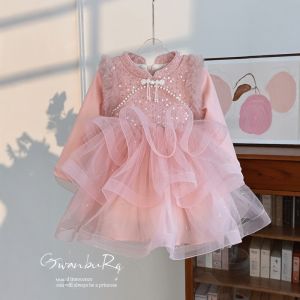 Váy Nữ Trẻ Tuổi Mới Về Mùa Thu Đông Váy Sinh Nhật Phong Cách Trung Hoa Váy Cotton Lót Lông Cừu Cho Bé Gái