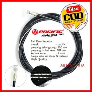 tali rem sepeda / kabel rem pacific panjang 180 cm cocok untuk semua sepeda anak & dewasa