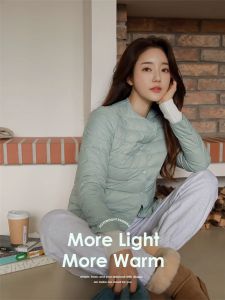 90% White Duck down Lightweight Portable Womens Jacket Thin Insulation Outerwear Comfortable Inner Shirt Fashionable Commute