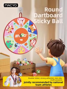 MACYO | Educational Interactive Darts Game for Children Suction Dartboard