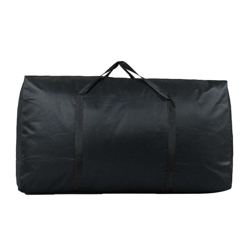 Large Capacity Folding Oxford Duffle Bag, Portable Zipper Travel & Moving Luggage Bag
_voghion.com