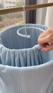 Round Spiral Quilt Sheets Hanger Home Storage Blanket Hanger Rotating Drying Rack Save Space Stainless Steel