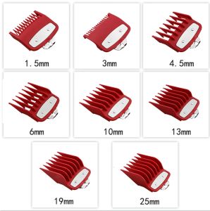 Kemei | KEMEI 8pcs/set Professional Barber Hair Clipper Guide Combs For Trimmer Attachment Hair Cutting Limited Comb Salon Haircut Tools