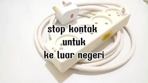 STOP KONTAK COLOKAN ADAPTOR LISTRIK KAKI 3 HAJI UMROH MURAH ARAB SAUDI MALAYSIA SINGAPURA COLOKAN LISTRIK