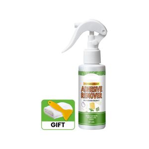 Professional Adhesive Remover SprayFast-Acting Formula for Glue Stickers & ResidueSafe on Wood/Glass/Tiles - Home & DIY Use