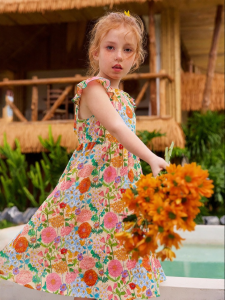 PPTOWN | Floral Summer Childrens Dress